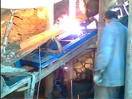 電子皮帶秤使用現(xiàn)場